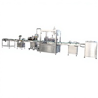 Machine de remplissage, étiquetage et bouchage automatique électrique pour produits chimiques, cosmétiques, lotions et huiles essentielles, en verre et plastique, 50ml et 100ml