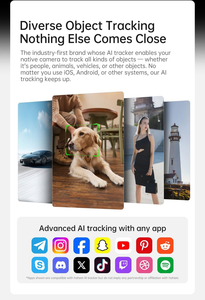 Estabilizador de Teléfono Inteligente Hohem <span class=keywords><strong>ISteady</strong></span> V3 Ultra con Seguimiento Facial por IA, Gimbal de 3 Ejes, Palo Selfie Integrado, Portátil para iPhone 17 - Product Image 3