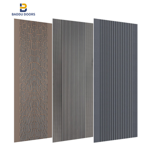 BOWDEU DOORS panneau de peau de porte en acier laminé à froid décoratif sécurité extérieur antivol porte allemagne usine en gros - Product Image 5