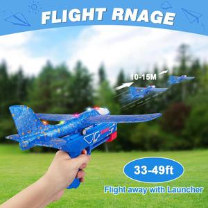 <span class=keywords><strong>Jouet</strong></span> lanceur d'<span class=keywords><strong>avion</strong></span> volant à LED pour enfants, lot de 3, <span class=keywords><strong>catapulte</strong></span> à lancer, planeur en mousse, <span class=keywords><strong>avion</strong></span>, pistolet de lancement, <span class=keywords><strong>jouet</strong></span> d'extérieur - Product Image 4