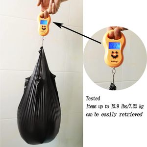 ถุงขยะสีดำ Huamaohengchun วัสดุ PE ทนทาน มีหูหิ้ว จุดฉีกขาดง่าย ขนาด 46x60 ซม. - Product Image 5