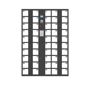 Swipe carte mot de passe bagages électroniques casier à colis en acier sac stockage <span class=keywords><strong>téléphone</strong></span> portable casier stockage extérieur courrier casier - Product Image 2