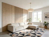 Panneau mural flexible en MDF demi-rond, matériau décoratif moderne et solide pour la rénovation des salles de sport, des lieux de divertissement et des murs de chambres de luxe