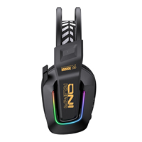 ONIKUMA GT828 para 5.4 USB Tipo-C, Auriculares para Juegos con Cable e Inalámbricos de Modo Dual, Cancelación de Ruido Ambiental, para Deportes y Viajes