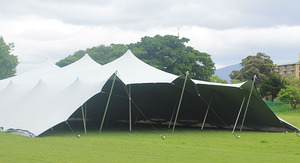 Tente de réception extérieure blanche personnalisée <span class=keywords><strong>Unistrengh</strong></span> pour événements et fêtes, auvent en toile, tente extensible pour 300 places - Product Image 6
