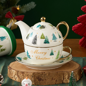 Juego de Vajilla de Cerámica con Diseño de Árbol de Navidad, Apto para Lavavajillas, Ecológico, a Precio Competitivo - Product Image 6