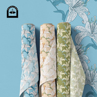 Tissu en coton floral Topoints pour robes, impression numérique, motifs personnalisés AAG