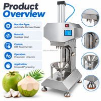 Machine de traitement automatique de la noix de coco verte, machine à peler et à couper la noix de coco, machine à éplucher la noix de coco