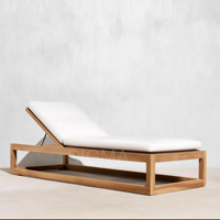 Ensemble de canapé d'extérieur en teck durable, confortable, table de jardin d'extérieur