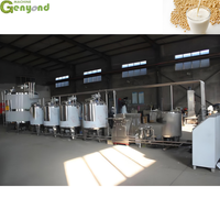 Usine de riz à base de plaque de noix aromatisées Lait amande tigernut Ligne de production de lait de soja/Machines de traitement du lait de soja