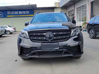 Kit de carrosserie tuning pour Mercedes-Benz GLS W166 16-19, style B, lèvre avant, diffuseur arrière, spoiler, extension de passage de roue, semi-carbone