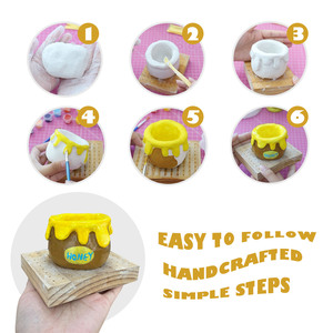 Tùy chỉnh 500 gam chân không gói <span class=keywords><strong>handmade</strong></span> DIY chuyên nghiệp không khí khô mô hình đất sét gốm Kit cho trẻ em - Product Image 5