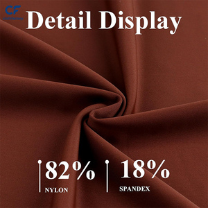 Tissu tricoté uni extensible dans les quatre sens, 82 % nylon, 18 % élasthanne, pour vêtements de yoga, de sport, maillots de bain, bikinis, lingerie et robes - Vente en gros - Product Image 2