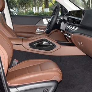 Xingbaiwang <b>Car</b> Interior Stickers ABS Carbon Fiber Texture <b>For</b> Mercedes-Benz GLE GLS 2025 Center Console <b>Armrest</b> Frames - Product Image 2