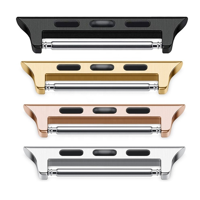 316L Stainless Steel Metal Strap for Apple Watch Lugs Connector Band Adapter Series 8 7 6 SE 5 4 3 2 Band Buckle
