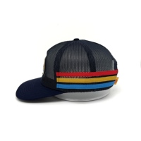 Gorra Trucker de Malla Completa con Bordado Personalizado de Dos Tonos, Gorra Trucker de Camuflaje con Cuerda para Unisex, Venta Caliente de Fábrica
