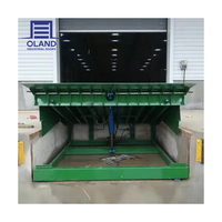 Niveleur de quai hydraulique OLAND 15 tonnes pour entrepôt, plateforme de chargement pour déchargement de camions conteneurs 750W