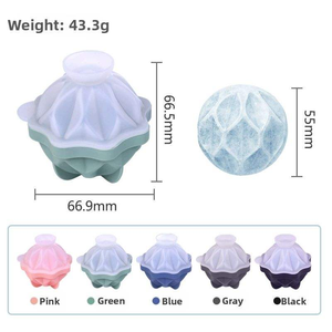 Grandes moules à glaçons en silicone en forme de diamants, transparentes, <span class=keywords><strong>sans</strong></span> BPA, pour cocktails et whisky (pour congélateur) - Product Image 6