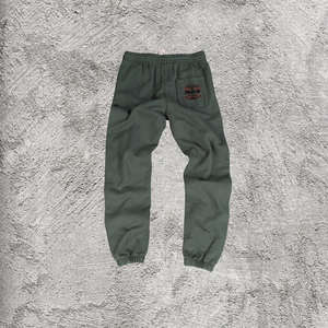 Pierna ancha Hip Hop personalizado Puff impresión Logo hombres desgaste suelto desgastado medio bordado pantalones de chándal francés Terry pantalones holgados para hombres - Product Image 4