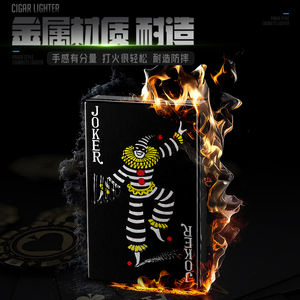 Focus Poker Speelkaart Metaal Winddicht Gemakkelijk Dragen Lichtere Dunne Vierkante Vorm Met Namaakdetector - Product Image 4