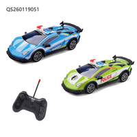 QS Shantou China, Coche de Carreras RC de Alta Velocidad de Plástico PVC, 2 Colores, Control Remoto, Simulación de Derrape, con Luces