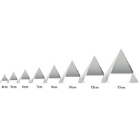 Kleine natürliche polierte Kristall Handwerk 3d Home Decor Zubehör Ägypten kristall klare Dekor Pyramide Plexiglas Würfel Souvenirs