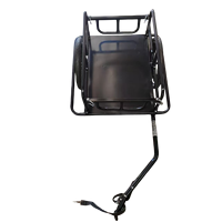 Remorque cargo pour vélo personnalisable avec structure de plate-forme, chariot à main supporté par OEM, remorque à bagages pour vélo