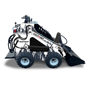 Broyeur de souches à faible consommation de carburant chinois, mini chargeuse sur pneus de 300 kg, moteur <span class=keywords><strong>Honda</strong></span>, pompe <span class=keywords><strong>hydrostatique</strong></span>, boîte de vitesses - Product Image 6