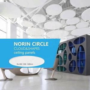 Isolation <span class=keywords><strong>acoustique</strong></span> en laine de fibre de verre plafond circulaire plafond <span class=keywords><strong>acoustique</strong></span> nuage <span class=keywords><strong>suspendu</strong></span> <span class=keywords><strong>panneau</strong></span> <span class=keywords><strong>acoustique</strong></span> <span class=keywords><strong>prix</strong></span> d'usine - Product Image 3