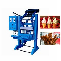 Machine industrielle de fabrication de cône de crème glacée, de sucre, de gaufrette, de biscuit, de cône de crème glacée de forme différente