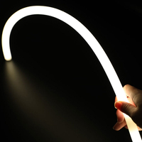 Tube LED en silicone néon flexible 360 bleu glace, tube LED Pixal flexible néon 360 degrés, tubes LED répétitifs blancs 360 °   Lumière néon RVB