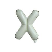 Ballons en aluminium multicolores de 16 pouces, 26 lettres, jouets gonflables blancs crème pour décorations de mariage et d'anniversaire