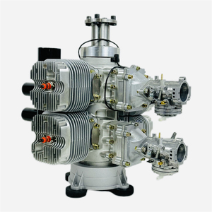 Двигатель для БПЛА 360 400 560cc 550cc, 2-тактный, с воздушным охлаждением, 4-цилиндровый, из алюминиевого сплава, с карбюратором/электронным впрыском топлива, для моделей самолетов - Product Image 3