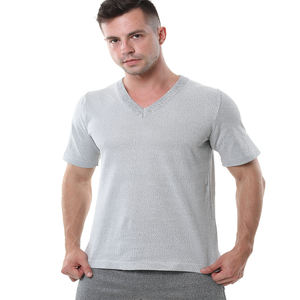 Güvenlik kişisel koruma O boyun gri T shirt kesim direnci <span class=keywords><strong>anti</strong></span> kesim T shirt - Product Image 2