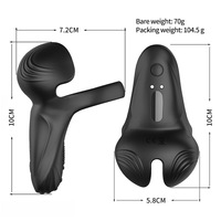 Penis Ring Vibrator Männer Sexspielzeug Drahtlose Fernbedienung Vibrierender Cockring Penis Massage gerät Verzögerung Trainer Hodensack Stimulator