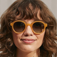 Lunettes de soleil Sifier personnalisées, monture ronde grande taille, en acétate, pour hommes et femmes, verres CR39, protection UV400, polarisées, de haute qualité, élégantes.