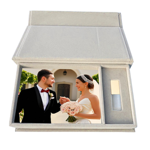 Personalização Linho <span class=keywords><strong>USB</strong></span> <span class=keywords><strong>Box</strong></span> Photo Album Embalagem para <span class=keywords><strong>Gift</strong></span> <span class=keywords><strong>Box</strong></span> for Wedding Family Baby Memory - Product Image 6