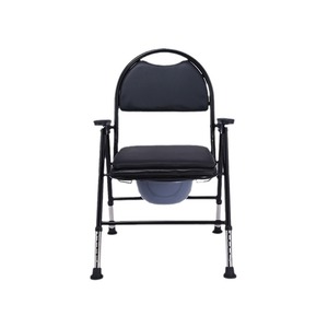 Shengkang Commode <b>Chair</b> Foldable Portable <b>Toilet</b> Seat For Elderly And Pregnant Women Bathroom Use - Product Image 2
