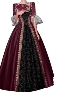 Nuevo Vestido Medieval Renacentista Victoriano de Estilo Europeo para Representaciones Escénicas y Juegos de Rol - Product Image 5