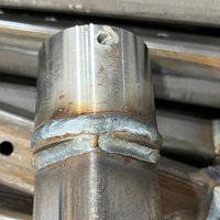 Tube rond en acier inoxydable 304 soudé TIG, épaisseur de paroi 1,5-5 mm, pour balustrades et meubles