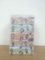 Tisu Wajah Sekali Pakai 2 Lapis Qiaodou dari Pulp Daur Ulang Harga Grosir Murah, Model Dompet 18x20cm, Untuk Penggunaan di Rumah, Kemasan Kustom
