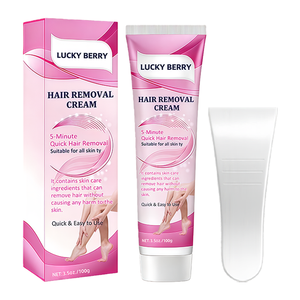 Crème dépilatoire douce à action rapide, indolore, 5 minutes, pour <span class=keywords><strong>tout</strong></span> <span class=keywords><strong>le</strong></span> <span class=keywords><strong>corps</strong></span>, formule hypoallergénique pour peaux sensibles - Product Image 1