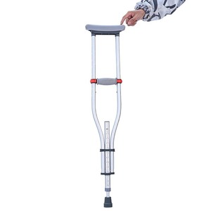 Muletas de Aleación de Aluminio Ajustables en Altura (55-79 pulgadas), Plegables y Telescópicas para Rehabilitación y Asistencia a la Movilidad - Product Image 5