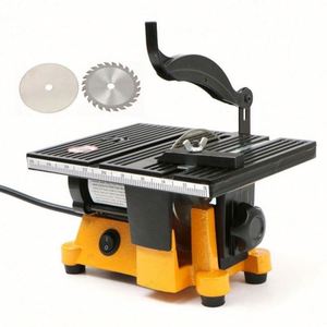 Scie à table miniature multifonction électrique portable 60W pour couper le cuivre, l'aluminium, le bois, idéale pour le bricolage et la découpe de modèles. - Product Image 2