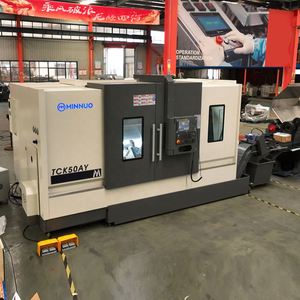 Top Standard Through Hole 86 3 Axis Heavy Duty Machine Cnc Máquina de torno de metal para PIP con buen servicio postventa - Product Image 3