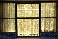 Rideau lumineux LED RGB 220V pour la Saint-Valentin, 3x3m, avec indice de protection IP44 pour décorations intérieures et extérieures
