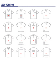 Uniforme Polo de Manga Corta con Botones y Logotipo Personalizado Bordado, Servicios de Logística Deportiva, Uniforme para Personal con Tecnología Dry-Excel que Absorbe la Humedad