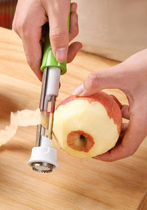 Outil manuel de qualité supérieure en acier inoxydable Syh1269 pour éplucher et retirer le cœur des fruits et légumes, vente en gros - Product Image 2