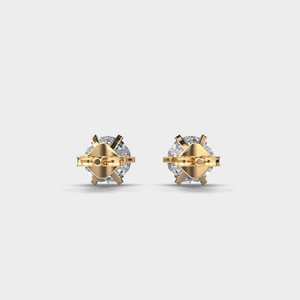 Diamond <b>Stud</b> <b>Earrings</b> Crafted with 925 Sterling <b>Silver</b> Classic Elegant Fine Jewelry for Bridal Party Daily Fashion - Product Image 2