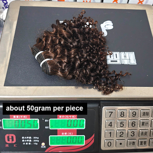 Letsfly Promoción de $5.1, Cabello Humano Virgen 11A, Mezcla Marrón, 8 Pulgadas, Rizado Profundo, Paquetes de Cabello Humano 100% Natural, 50 Gramos - Product Image 4